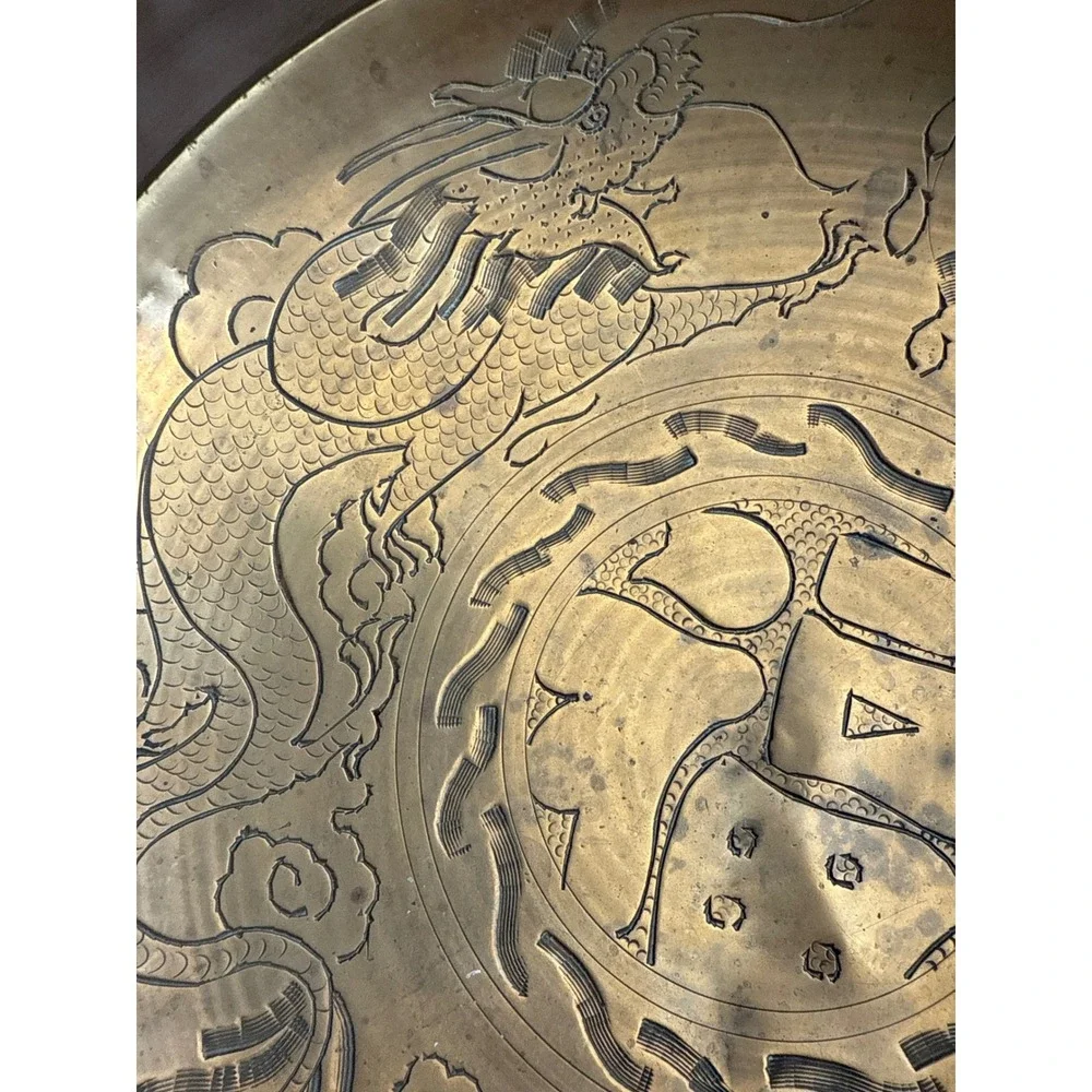 Solid Brass Dragon‎ Bowl 10